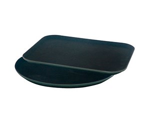  Vassoio antiscivolo gommato rettangolare